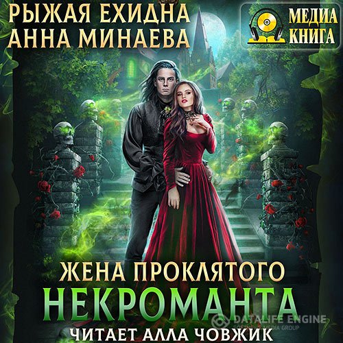 Постер к Анна Минаева, Рыжая Ехидна - Жена проклятого некроманта (Аудиокнига)
